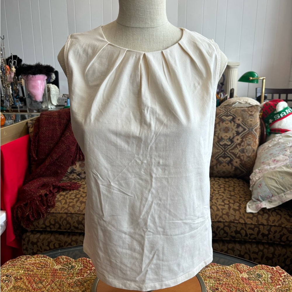 Ralph Lauren white formal tank top